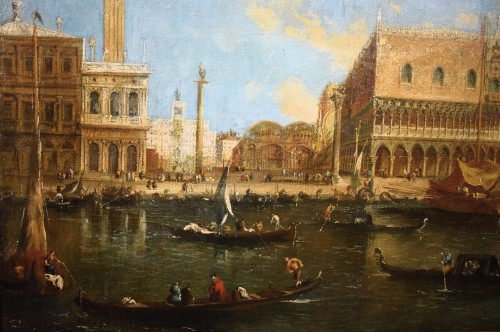 Louis XV - Venice, Basin of San Marco - Francesco Guardi workshop  (Venice 1712-1793)